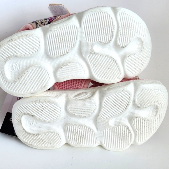 Disney Minnie Mouse Pink Toddler Girl Velcro Sandals 3T, Size EU:25, US:9, BNWT - Picture 11 of 16
